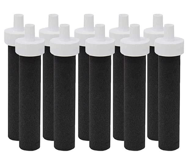 Molgoc Water Replacement Filter for Bottle,Compatible with Brita BB06,fit Brita Hard sided,Sport and Stainless Steel Bottle. (10 Count)