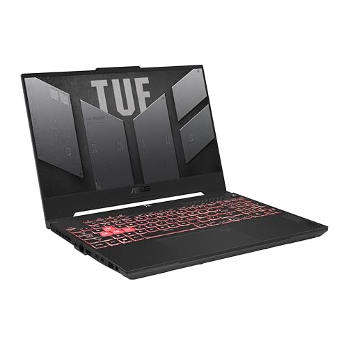 ASUS TUF Gaming A15 (2023) Gaming Laptop, 15.6” FHD 144Hz Display, GeForce RTX 4070, AMD Ryzen 7 7940HS, 16GB DDR5, 1TB PCIe SSD, Wi-Fi 6, Windows 11, FA507XI-EH94(Mecha Gray)