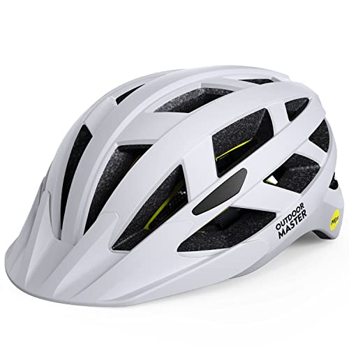 OutdoorMaster MIPS Adult Recreational Cycling Helmet - Chalk Cliff,L