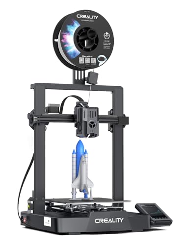 Creality Ender-3 V3 KE 3D Printer, 500 mm/s High-Speed Printing with Auto-Leveling, Sprite Direct Extruder Supports 300℃ Printing, Ultra-Smooth and Stable, 220×220×250 mm Print Volume