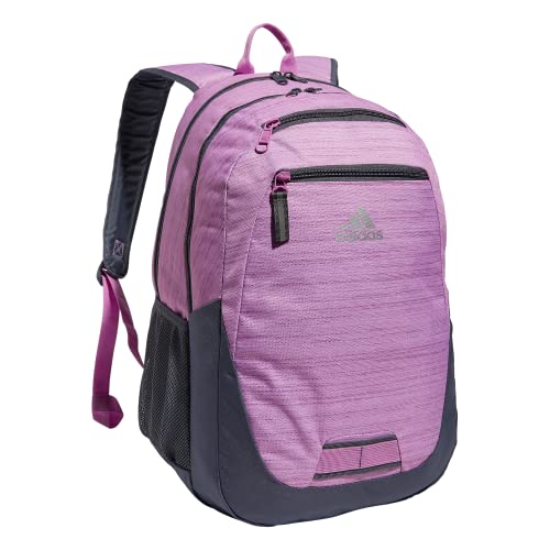 adidas Foundation Backpack Discontinued, Two Tone Bliss Lilac-Semi Pulse Lilac/Onix Grey/Silver Metallic, One Size