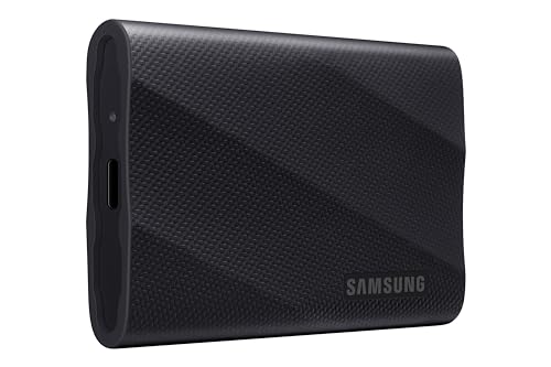 SAMSUNG T9 Portable SSD 4TB, USB 3.2 Gen 2x2 External Solid State Drive, Seq. Read Speeds Up to 2,000MB/s for Gaming, Students and Professionals,MU-PG4T0B/AM, Black (Pack of 1)