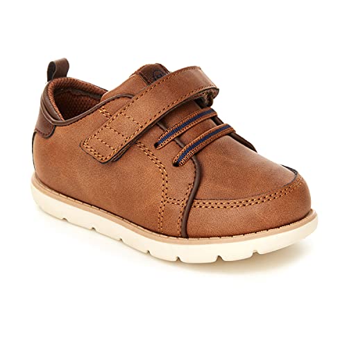 Stride Rite 360 Boys Ethan Dress Shoe, Tan, 7 Toddler