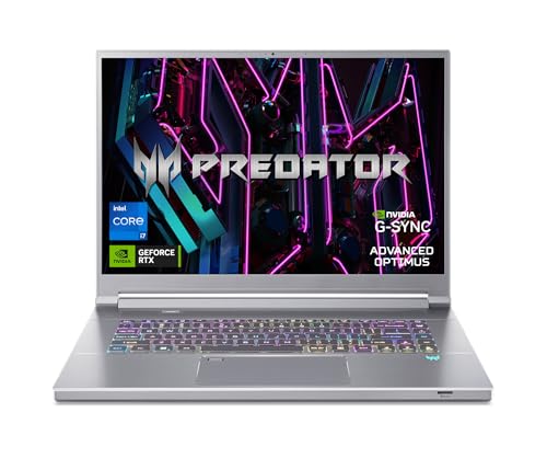 Acer Predator Triton 16 Gaming/Creator Laptop | 13th Gen Intel i7-13700H | NVIDIA GeForce RTX 4070 | 16' WQXGA 240Hz G-SYNC Display | 16GB DDR5 | 1TB PCIe Gen 4 SSD | Killer WiFi 6E | PT16-51-76XZ