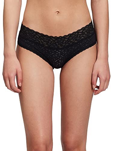 GAP womens Lace Cheeky Underwear, True Black Multi, Small US