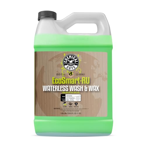 Chemical Guys WAC_707RU EcoSmart Waterless Car Wash & Wax Ready To Use, Safe for Cars, Trucks, SUVs, Motorcycles, RVs & More, 128 fl oz (1 Gallon)