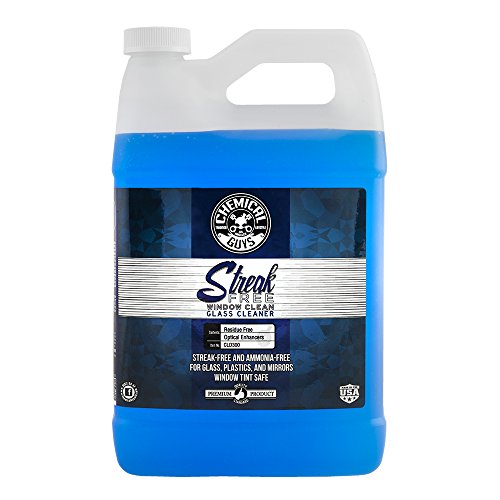 Chemical Guys CLD300 Streak Free Glass & Window Cleaner (Works on Glass, Windows, Mirrors, Navigation Screens & More; Car, Truck, SUV and Home Use), Ammonia Free & Safe on Tinted Windows, 128 fl oz