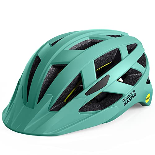 OutdoorMaster MIPS Adult Recreational Cycling Helmet - Mint Green,M