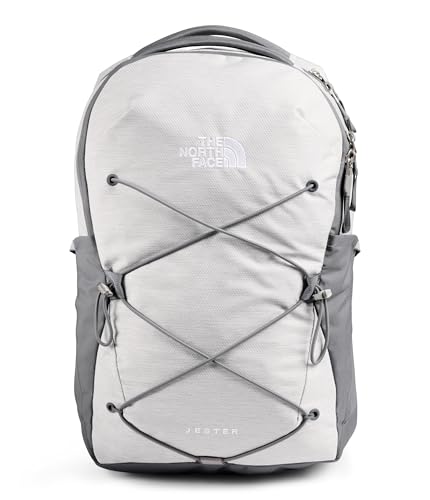 THE NORTH FACE Women's Jester Everyday Laptop Backpack, TNF White Metallic Mélange/Mid Grey-NPF, One Size