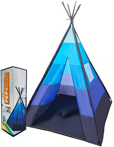 Teepee Tent for Kids | Tepee Play Tent Indoor and Outdoor Portable | Play Tent for Boy and Girls | Childrens Pop Up Tee Pee Playhouse Fort | Carry Case Included