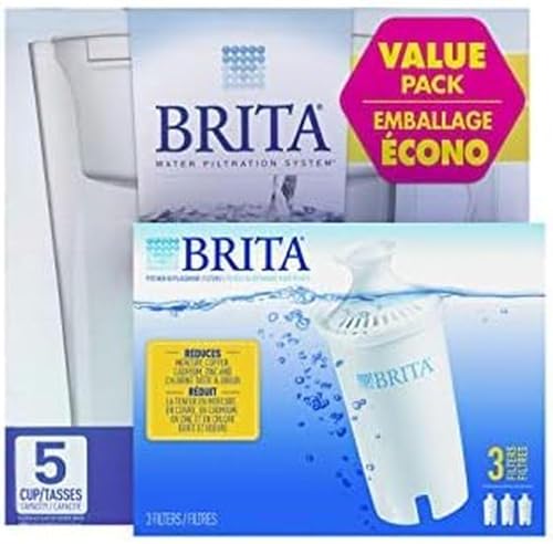 Brita Water Pitcher, 4 Filters