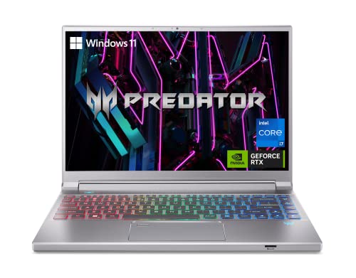 Acer Predator Triton 14 Gaming/Creator Laptop | 13th Gen Intel i7-13700H | NVIDIA GeForce RTX 4050 | 14' WUXGA 165Hz G-SYNC Display | 16GB LPDDR5 | 512GB PCIe Gen 4 SSD | Killer WiFi 6E | PT14-51-78B4