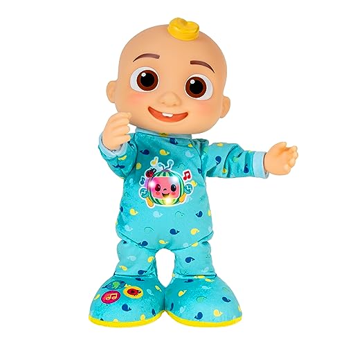 CoComelon Dancing JJ Feature Doll - Learn to Dance with Lights, Sounds, Songs, Freeze Dance, and More Move Groove 14” Toys for Babies, Toddlers, Preschoolers