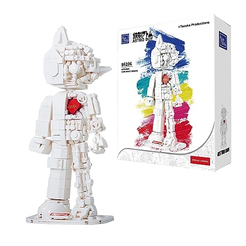 BRICKKK PANTASY Astro Boy Building Set White Version Japanese Anime Action Figure Building-Bricks Set, Ultimate Collector Series Building Kit, Construction Building Model Set for Adults and Teen