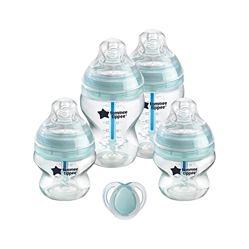 Tommee Tippee Anti-Colic Baby Bottle Newborn Starter Set, Slow Flow Breast-Like Nipples and Unique Anti-Colic Venting System