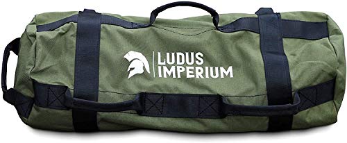 Ludus Imperium Sandbag for Training, Heavy Duty Workout Sandbags for Training, Fitness, Cross-Training & Exercise, Workouts, Sandbag Weights (Military Green, 30 KG)