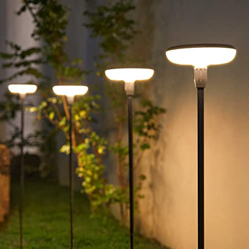 LETMY Solar Outdoor Lights Garden Decor, 6 Pack Super Bright Solar Garden Lights Outdoor Waterproof, Solar Swaying Light, Sway by Wind, Auto On/Off 34LM Outdoor Solar Lights for Yard Patio Pathway