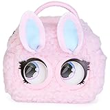 Purse Pets Micros, Fuzzy Bunny BB Mini Kids Purse with Eye Roll, Shoulder Bag Crossbody Purse...