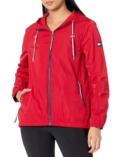 Tommy Hilfiger Women's OW windbreaker,Red, M