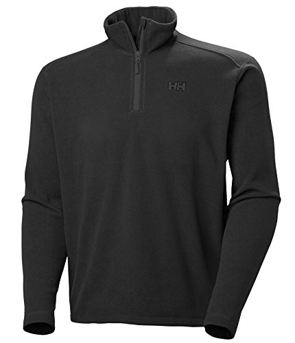 Helly Hansen Men's Medium Daybreaker 1/2 Zip Fleece, 990 Black