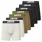 Levi's Mens Underwear 7 Pack Mens Boxer Briefs Cotton Stretch