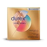 Durex Condoms for Sex, Non Latex Avanti Bare Real Feel Lubricated, Regular Fit for Men with Natural on Skin Feeling, FSA and HSA Eligible (Packaging may Vary),36 Count