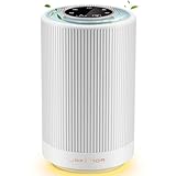 Jafanda Air Purifiers for Home bedroom,H13 True HEPA Coverage 450 sqft,23 dB Air cleaner with Brushless Motor,Effectively Remove Pollen Dust and Odor to Prevent Seasonal Air Diseases,Night Light