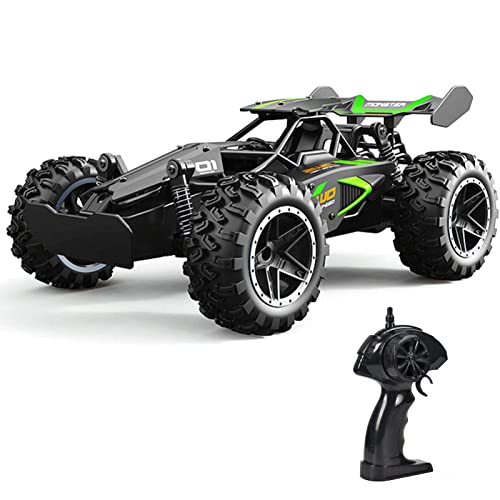 IKAYAA RC Drift Car, Remote Control Truck 1:18 Scale, 2.4GHz 2WD Off Road Truck High Speed All Terrains, Green