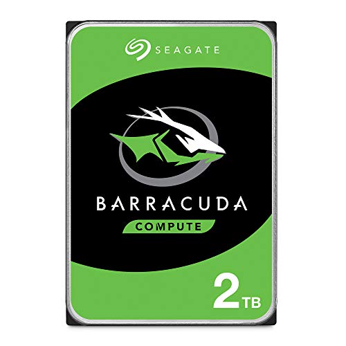 Seagate BarraCuda 2TB Internal Hard Drive HDD – 3.5 Inch SATA 6Gb/s 7200 RPM 256MB Cache – Frustration Free Packaging (ST2000DM008/ST2000DMZ08)