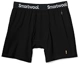 SmartWool Men's Merino Boxer Brief Boxed, Black, Small