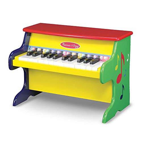 Melissa & Doug Learn-To-Play Piano With 25 Keys and Color-Coded Songbook Toy Piano For Baby, Kids Piano Toy, Toddler Piano Toys For Ages 3+