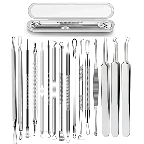 Blackhead Remover 16pcs Kit with Portable Box