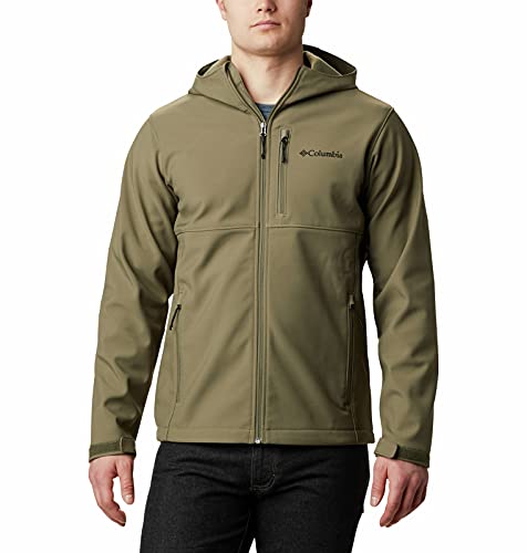 Columbia Men's Ascender Hooded Softshell Jacket Stone Green