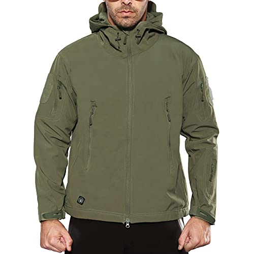 ANTARCTICA Men's Outdoor Waterproof Soft Shell Hooded Military Tactical Jacket