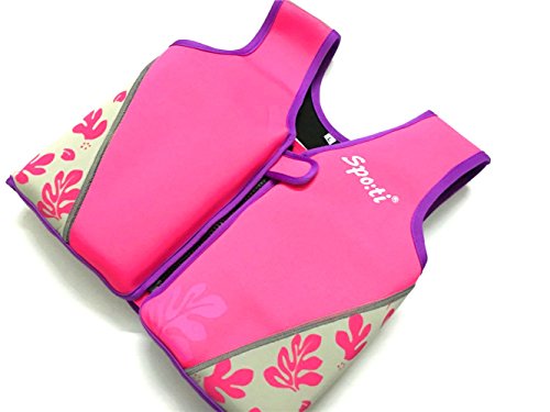 Titop Swim Vest for Child for New Swimming Learner Protection Vest for Baby Printed Fuchsia Small for 20-35lbs