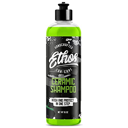 Ceramic Car Shampoo - Car Wash For Ceramic Coatings - Adds Hydrophobic Protection | Enhances Ceramic Coatings, Waxes Or Sealants | Incredible Shine