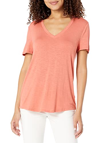 GAP Womens Luxe Shirt Coral Sunrise M