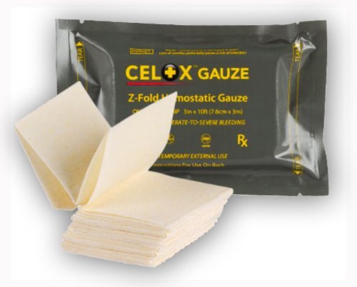 Celox™ Z-Fold Gauze, 10 Ft