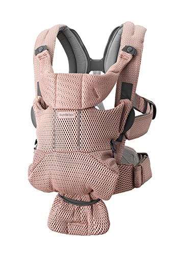 BabyBjörn Baby Carrier Free, 3D Mesh, Dusty Pink