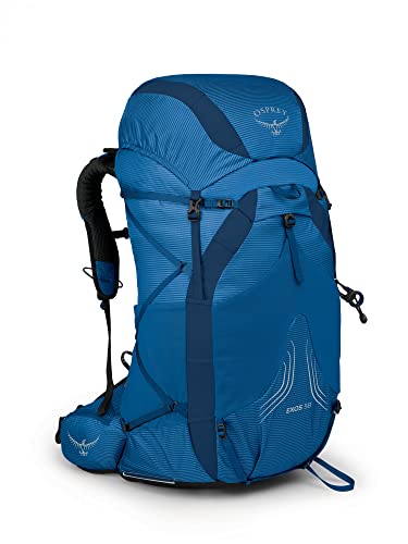 Osprey Exos 58L Men's Ultralight Backpacking Backpack, Blue Ribbon, L/XL