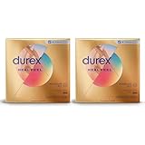 Durex Avanti Bare Real Feel Condoms, Non Latex Lubricated Condoms for Men with Natural Skin on Skin Feeling, FSA & HSA Eligible, 24 Count (Packaging May Vary) (Pack of 2)