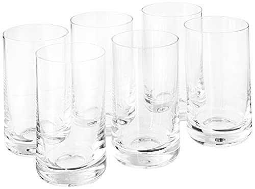 Schott Zwiesel Tritan Crystal Glass Convention Barware Collection Tumbler/Highball Cocktail Glass, 8.6 Ounce, Set of 6