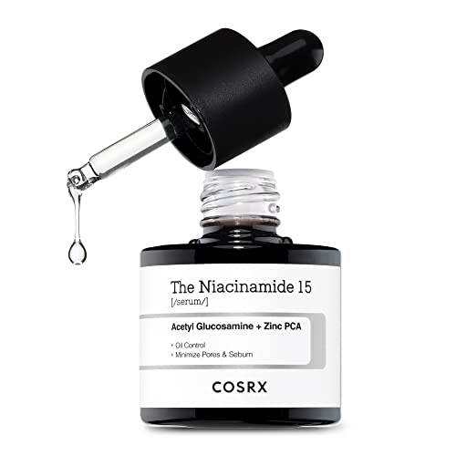 COSRX 15% Niacinamide Face Serum, 0.67 fl oz, Pore Minimizer Serum for Face, Even Skin Tone, Discoloration Correcting Serum, Dark Spot Serum, Korean Skin Care