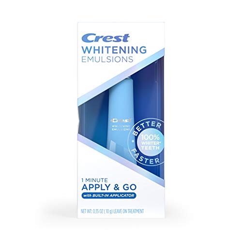 Crest Whitening Emulsions On-the-Go Leave-On Teeth Whitening Gel Pen, 0.35 Oz (10 G)