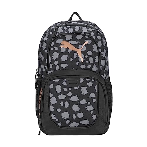 PUMA Evercat Contender Backpack, Rose Gold Cheetah, One Size