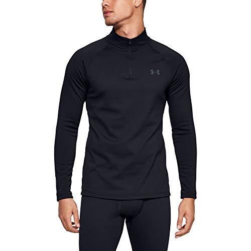 Under Armour Men's ColdGear® Base 4.0 ¼ Zip MD Black