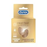 Durex Avanti Bare Real Feel Condoms, Non Latex Lubricated Condoms for Men with Natural Skin on Skin Feeling, FSA & HSA Eligible, 3 Count (Pack of 5)