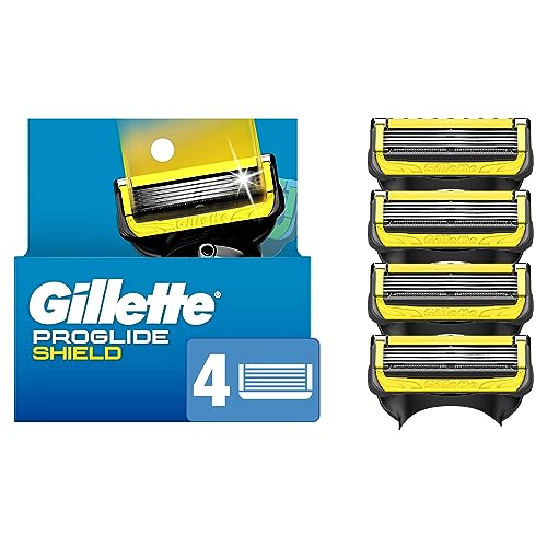 Gillette ProGlide Shield Razor Refills for Men, 4 Blade Refills