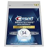 Crest 3D Whitestrips Radiant Express Plus Light, Crest With LED Accelerator Light, Teeth Whitening Strip Kit, 40 Strips (20 Count Pack), Crest Teeth Whitening Strips with Light, Teeth Whitening Kit