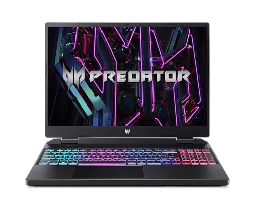 Acer Predator Helios Neo 16 Gaming Laptop | Intel Core i7-13650HX | NVIDIA GeForce RTX 4060 | 16' WUXGA 1920 x 1200 165Hz G-SYNC Display | 16GB DDR5 | 512GB Gen 4 SSD | Killer Wi-Fi 6E | PHN16-71-76H5